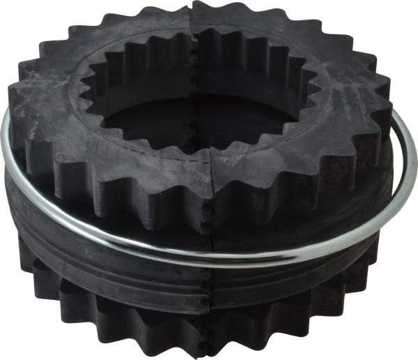 Lovejoy - 11 Two Piece Flexible Coupling Sleeve Insert - 8.19" OD, 4" OAL, EPDM - Eagle Tool & Supply