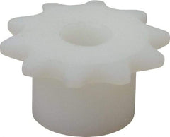 Poly Hi Solidur - 10 Teeth, 1/4" Chain Pitch, Chain Size 25, Roller Chain Sprockets - Eagle Tool & Supply