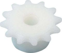 Poly Hi Solidur - 12 Teeth, 1/4" Chain Pitch, Chain Size 25, Roller Chain Sprockets - Eagle Tool & Supply