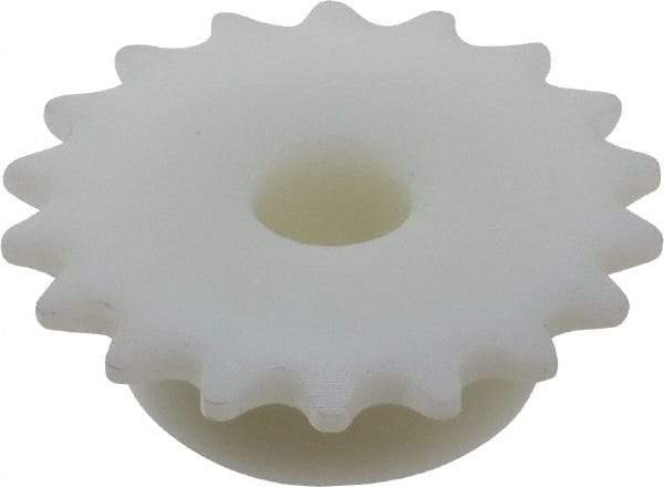 Poly Hi Solidur - 18 Teeth, 1/4" Chain Pitch, Chain Size 25, Roller Chain Sprockets - Eagle Tool & Supply