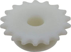 Poly Hi Solidur - 18 Teeth, 1/4" Chain Pitch, Chain Size 25, Roller Chain Sprockets - Eagle Tool & Supply