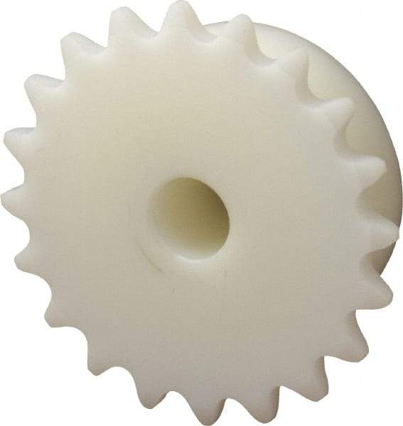 Poly Hi Solidur - 20 Teeth, 3/8" Chain Pitch, Chain Size 35, Roller Chain Sprockets - Eagle Tool & Supply