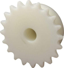 Poly Hi Solidur - 20 Teeth, 3/8" Chain Pitch, Chain Size 35, Roller Chain Sprockets - Eagle Tool & Supply