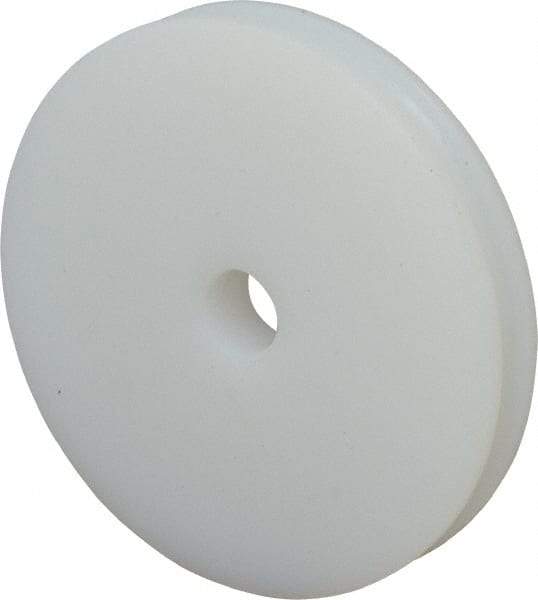 Poly Hi Solidur - 1/2" Bore, 3-1/2" Outside Diam, Finished Bore Round Belt Pulley - 1/2" Wide - Eagle Tool & Supply