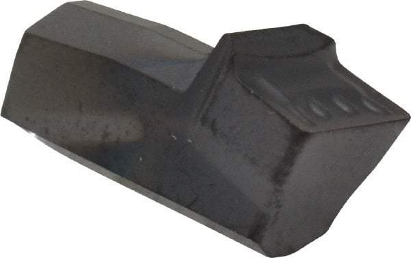 Kennametal - 605G DM Grade KC5025, 6.05mm Cutting Width Carbide Grooving Insert - 4.5mm Max Depth of Cut, Neutral, 0.4mm Corner Radius, TiAlN Finish - Eagle Tool & Supply