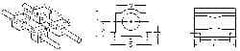 Pacific Bearing - 3/8" ID, 2-3/4" OAL x 0.938" OAH Closed Twin Pillow Block - 2-3/4 Inch Overall Length x 15/16 Inch Overall Height x 1-3/4 Inch Width, - Eagle Tool & Supply