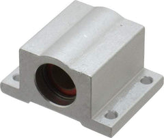 Pacific Bearing - 3/8" ID, 1-3/4" OAW x 1.313" OAL x 0.938" OAH Closed Single Pillow Block - 1-5/16 Inch Overall Length x 15/16 Inch Overall Height x 1-3/4 Inch Width, - Eagle Tool & Supply