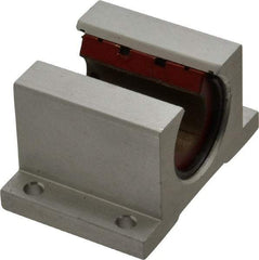 Pacific Bearing - 5/8" ID, 2-1/2" OAW x 1.938" OAL x 1-5/8" OAH Open Single Pillow Block - 1-15/16 Inch Overall Length x 1-5/8 Inch Overall Height x 2-1/2 Inch Width, - Eagle Tool & Supply