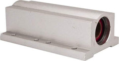 Pacific Bearing - 1/2" ID, 3-1/2" OAL x 1-1/4" OAH Closed Twin Pillow Block - 3-1/2 Inch Overall Length x 1-1/4 Inch Overall Height x 2 Inch Width, - Eagle Tool & Supply