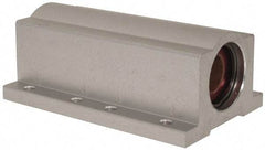 Pacific Bearing - 5/8" ID, 4" OAL x 1-5/8" OAH Closed Twin Pillow Block - 4 Inch Overall Length x 1-5/8 Inch Overall Height x 2-1/2 Inch Width, - Eagle Tool & Supply