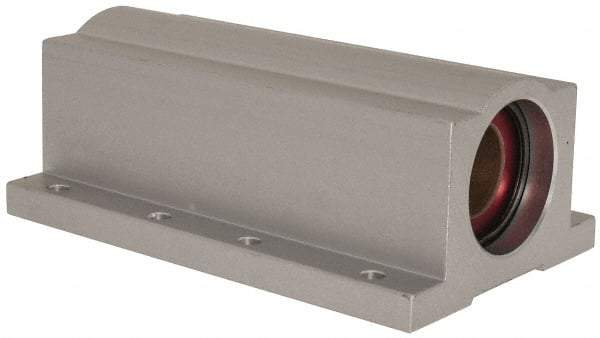 Pacific Bearing - 3/4" ID, 4-1/2" OAL x 1-3/4" OAH Closed Twin Pillow Block - 4-1/2 Inch Overall Length x 1-3/4 Inch Overall Height x 2-3/4 Inch Width, - Eagle Tool & Supply