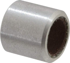 Pacific Bearing - 1/4" Inside x 3/8" Outside Diam, Aluminum Anti-Friction Sleeve Bearing - 3/8" OAL - Eagle Tool & Supply