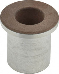 Pacific Bearing - 1/2" Inside x 3/4" Outside Diam, Aluminum Anti-Friction Sleeve Bearing - 1" Outside Diam, 1" OAL - Eagle Tool & Supply