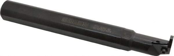 Seco - A..-CGGR, Right Hand, 0.515" Max Depth of Cut, Indexable Grooving Tool Holder - LC..1606.. Insert Compatibility, 12" OAL, Through Coolant - Eagle Tool & Supply