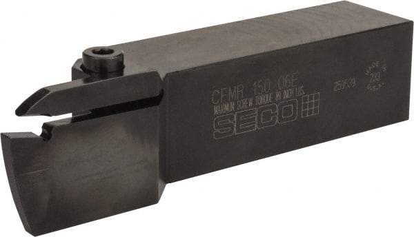 Seco - CFMR, Right Hand Cut, 1-1/2" Shank Height x 1-1/2" Shank Width, Indexable Turning Toolholder - 7" OAL, LC..1606.. Insert Compatibility, Series Multi-Directional Turning (MDT) - Eagle Tool & Supply