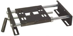 Lovejoy - 13/32" Bolt Steel Rigid Fixed Base Motor Base - Hand Crank Type, 143T, 145T NEMA Frame - Eagle Tool & Supply