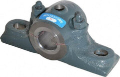 Made in USA - 4-1/4" OALSplit Bearing - Cast Iron - Eagle Tool & Supply