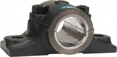 Made in USA - 6-3/4" OALSplit Bearing - Cast Iron - Eagle Tool & Supply