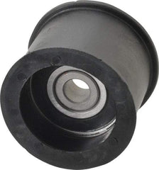 Fenner Drives - 3/8 Inside x 2.07" Outside Diam, 1.37" Wide Pulley Slot, Glass Reinforced Nylon Idler Pulley - For Use with Flat Belts, 1-1/8" Wide - Eagle Tool & Supply