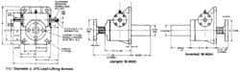 Duff-Norton - 5 Ton Capacity, 24" Lift Height, Upright Mechanical Screw Actuator - Top Plate - Eagle Tool & Supply