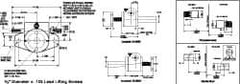 Duff-Norton - 1/2 Ton Capacity, 3" Lift Height, Inverted Mechanical Screw Actuator - Threaded End - Eagle Tool & Supply