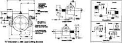 Duff-Norton - 1 Ton Capacity, 18" Lift Height, Inverted Mechanical Screw Actuator - Threaded End - Eagle Tool & Supply