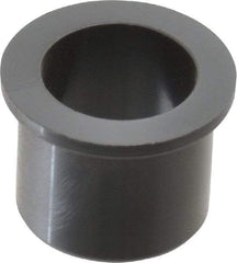 Poly Hi Solidur - 7/16" Inside x 9/16" Outside Diam, Nylon Sleeve Bearing - 11/16" Outside Diam, 1/16" Flange Thickness, 1/2" OAL - Eagle Tool & Supply