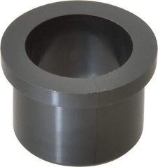 Poly Hi Solidur - 1" Inside x 1-1/4" Outside Diam, Nylon Sleeve Bearing - 1-1/2" Outside Diam, 3/16" Flange Thickness, 1" OAL - Eagle Tool & Supply