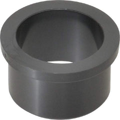 Poly Hi Solidur - 1-1/4" Inside x 1-1/2" Outside Diam, Nylon Sleeve Bearing - 1-3/4" Outside Diam, 0.2" Flange Thickness, 1" OAL - Eagle Tool & Supply