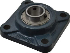 Value Collection - 95mm OAL4-Bolt Metric Flange - 3100 Lb Dyn Cap, Cast Iron - Eagle Tool & Supply