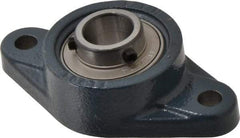 Value Collection - 113mm OAL2-Bolt Flange Bearing - 2830 Lb Dyn Cap, Cast Iron - Eagle Tool & Supply