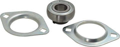 Value Collection - 3-17/32" OAL2-Bolt Flange - 1560 Lb Dyn Cap, Steel - Eagle Tool & Supply