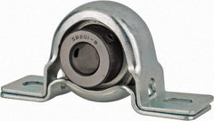 Value Collection - 3-3/8" OALPillow Block - 1160 Lb Dyn Cap, Steel - Eagle Tool & Supply