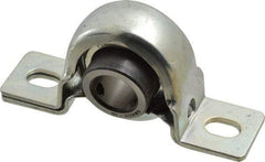 Value Collection - 3-3/8" OALPillow Block - 1160 Lb Dyn Cap, Steel - Eagle Tool & Supply