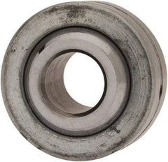 Made in USA - 1/4" Bore Diam, 4,950 Lb Dynamic Capacity, 11/32" Wide, Ball-Joint Spherical Plain Bearing - 21/32" OD - Eagle Tool & Supply