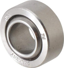 Made in USA - 1/2" Bore Diam, 17,900 Lb Dynamic Capacity, 1/2" Wide, Ball-Joint Spherical Plain Bearing - 1" OD - Eagle Tool & Supply