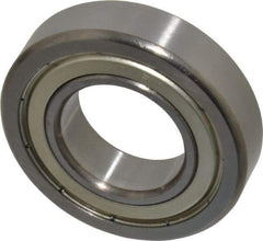 Tritan - 1" Bore Diam, 2" OD, Double Shield Deep Groove Radial Ball Bearing - 1/2" Wide, 1 Row, Round Bore, 1,350 Lb Static Capacity, 2,261 Lb Dynamic Capacity - Eagle Tool & Supply