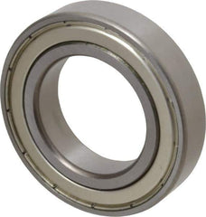 Tritan - 1-1/2" Bore Diam, 2-5/8" OD, Double Shield Deep Groove Radial Ball Bearing - 9/16" Wide, 1 Row, Round Bore, 2,650 Lb Static Capacity, 3,780 Lb Dynamic Capacity - Eagle Tool & Supply