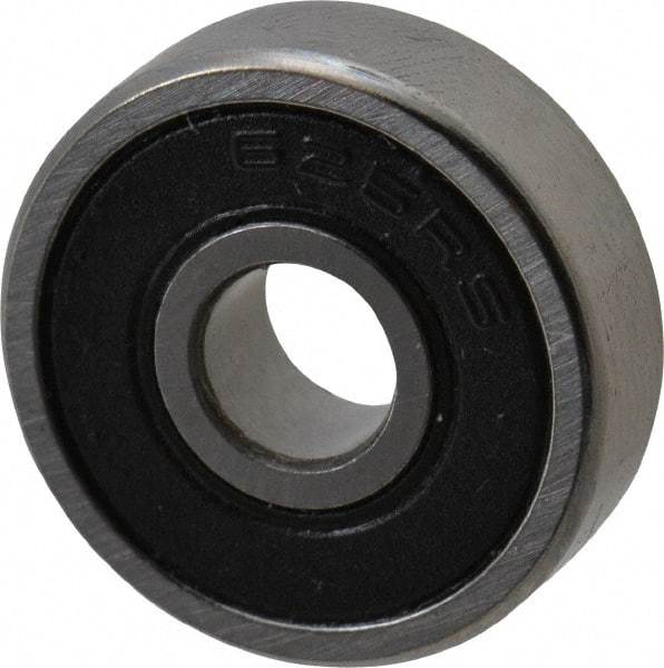 Tritan - 5mm Bore Diam, 16mm OD, Double Seal Deep Groove Radial Ball Bearing - 5mm Wide, 1 Row, Round Bore, 150 Lb Static Capacity, 390 Lb Dynamic Capacity - Eagle Tool & Supply