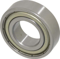 Tritan - 17mm Bore Diam, 35mm OD, Double Shield Deep Groove Radial Ball Bearing - 10mm Wide, 1 Row, Round Bore, 730 Lb Static Capacity, 1,350 Lb Dynamic Capacity - Eagle Tool & Supply