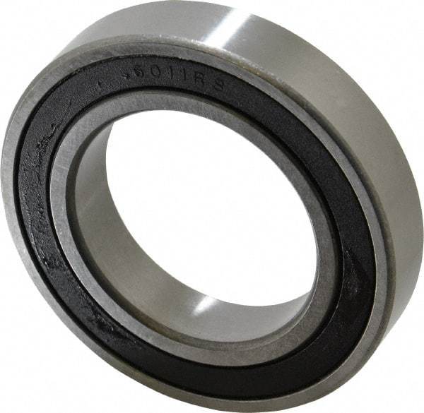 Tritan - 55mm Bore Diam, 90mm OD, Double Seal Deep Groove Radial Ball Bearing - 18mm Wide, 1 Row, Round Bore, 4,850 Lb Static Capacity, 6,350 Lb Dynamic Capacity - Eagle Tool & Supply