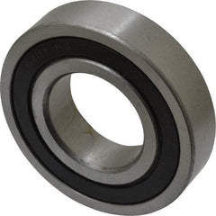 Tritan - 35mm Bore Diam, 72mm OD, Double Shield Deep Groove Radial Ball Bearing - 17mm Wide, 1 Row, Round Bore, 3,400 Lb Static Capacity, 5,800 Lb Dynamic Capacity - Eagle Tool & Supply