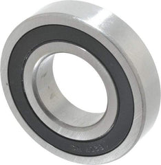 Tritan - 35mm Bore Diam, 72mm OD, Double Seal Deep Groove Radial Ball Bearing - 17mm Wide, 1 Row, Round Bore, 3,400 Lb Static Capacity, 5,800 Lb Dynamic Capacity - Eagle Tool & Supply