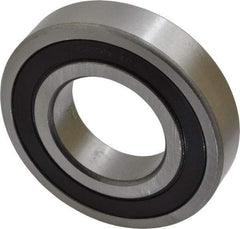 Tritan - 40mm Bore Diam, 80mm OD, Double Seal Deep Groove Radial Ball Bearing - 18mm Wide, 1 Row, Round Bore, 4,000 Lb Static Capacity, 6,500 Lb Dynamic Capacity - Eagle Tool & Supply