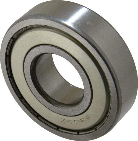 Tritan - 25mm Bore Diam, 62mm OD, Double Shield Deep Groove Radial Ball Bearing - 17mm Wide, 1 Row, Round Bore, 2,520 Lb Static Capacity, 4,640 Lb Dynamic Capacity - Eagle Tool & Supply
