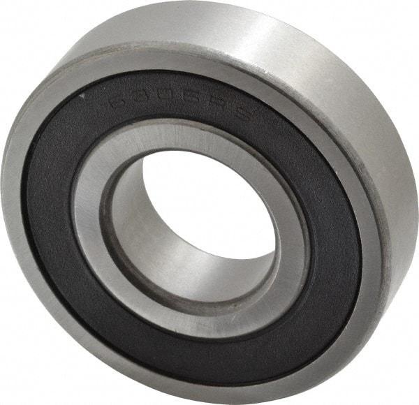 Tritan - 30mm Bore Diam, 72mm OD, Double Seal Deep Groove Radial Ball Bearing - 19mm Wide, 1 Row, Round Bore, 3,370 Lb Static Capacity, 6,000 Lb Dynamic Capacity - Eagle Tool & Supply