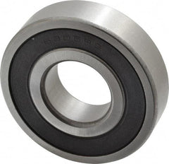 Tritan - 30mm Bore Diam, 72mm OD, Double Seal Deep Groove Radial Ball Bearing - 19mm Wide, 1 Row, Round Bore, 3,370 Lb Static Capacity, 6,000 Lb Dynamic Capacity - Eagle Tool & Supply