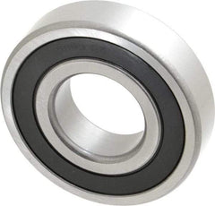 Tritan - 40mm Bore Diam, 90mm OD, Double Seal Deep Groove Radial Ball Bearing - 23mm Wide, 1 Row, Round Bore, 5,400 Lb Static Capacity, 9,100 Lb Dynamic Capacity - Eagle Tool & Supply