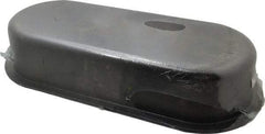 Made in USA - 18" Inside Length x 7" Inside Width, Chain & Belt Drive Guard - 19-1/4" OAL x 8-1/4" Overall Width, 3-1/2" High - Eagle Tool & Supply