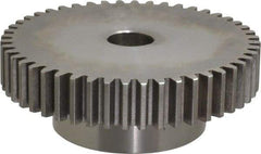 Browning - 12 Pitch, 4" Pitch Diam, 48 Tooth Spur Gear - 3/4" Bore Diam, 2-1/2" Hub Diam, Steel - Eagle Tool & Supply